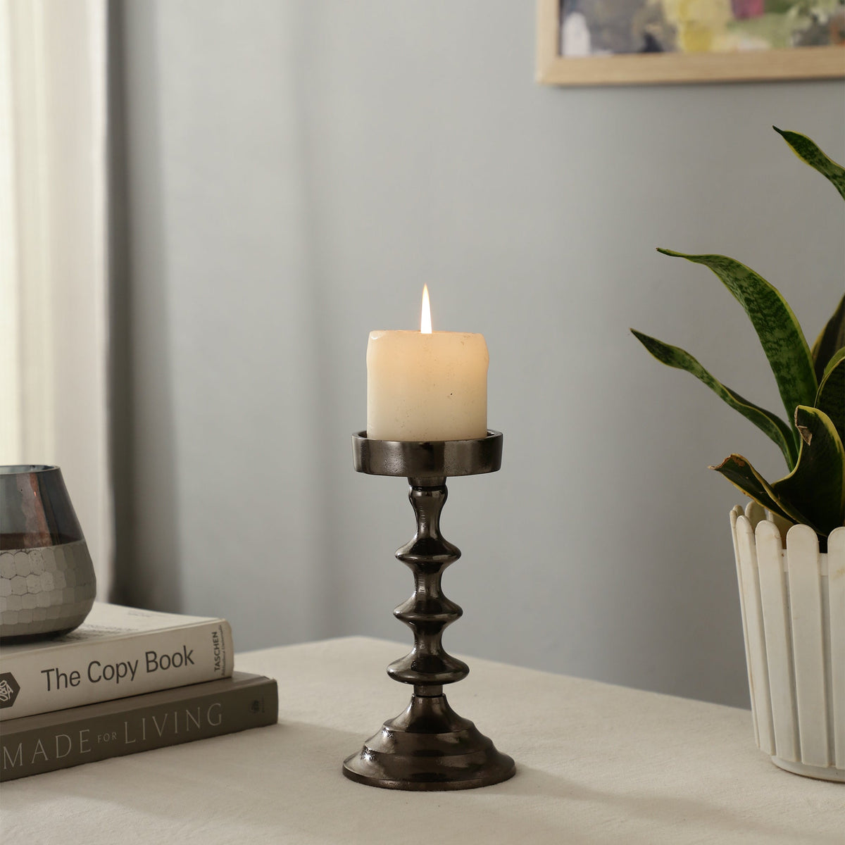 Ebon Whisper Candle holders M.M.I. OVERSEAS
