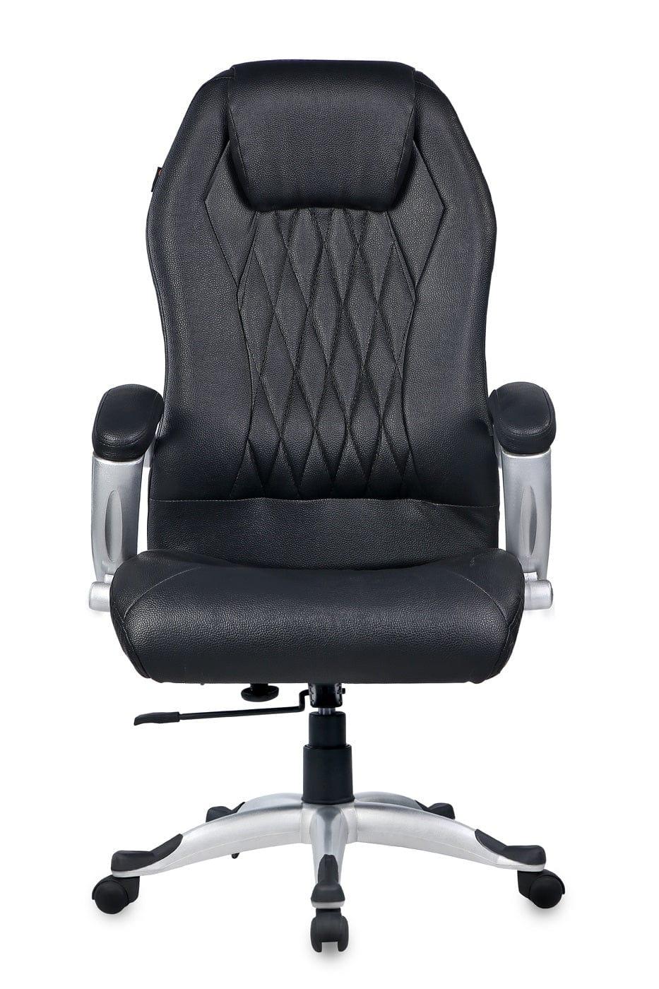 Classic High Back Executive Revolving Chair in Black - Ouch Cart