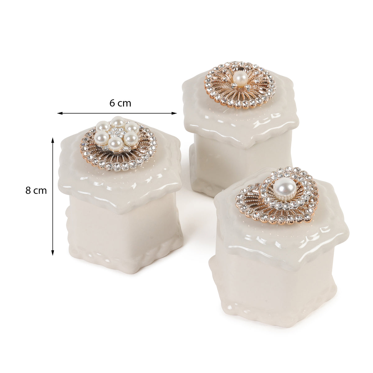 Medallion Porcelain Box Set