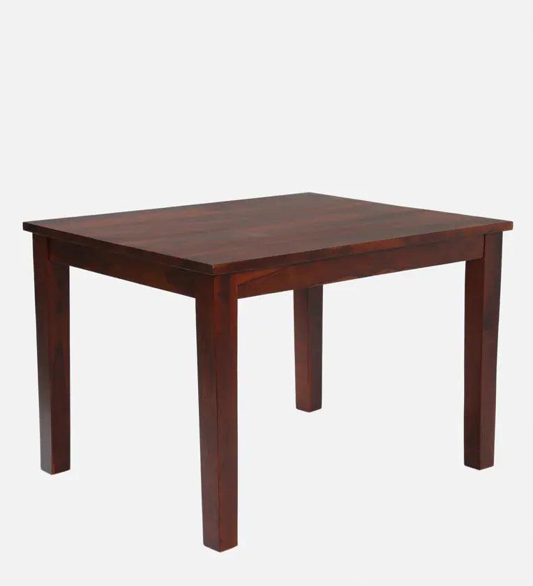 Sheesham Wood 4 Seater Dining Set In Honey Oak Finish - Ouch Cart