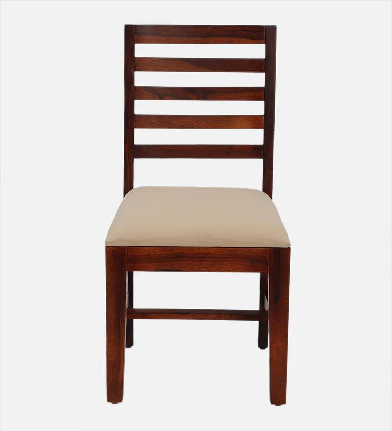 Sheesham Wood 4 Seater Dining Set In Honey Oak Finish - Ouch Cart