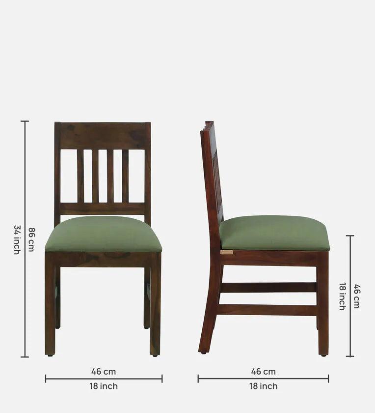 Sheesham Wood 6 Seater Dining Set In Provincial Teak Finish - Ouch Cart