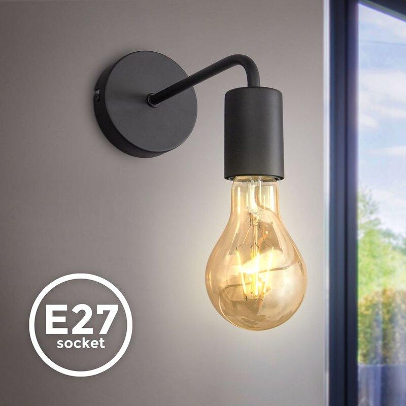 Ostaria Wall Sconce Black - Ouch Cart