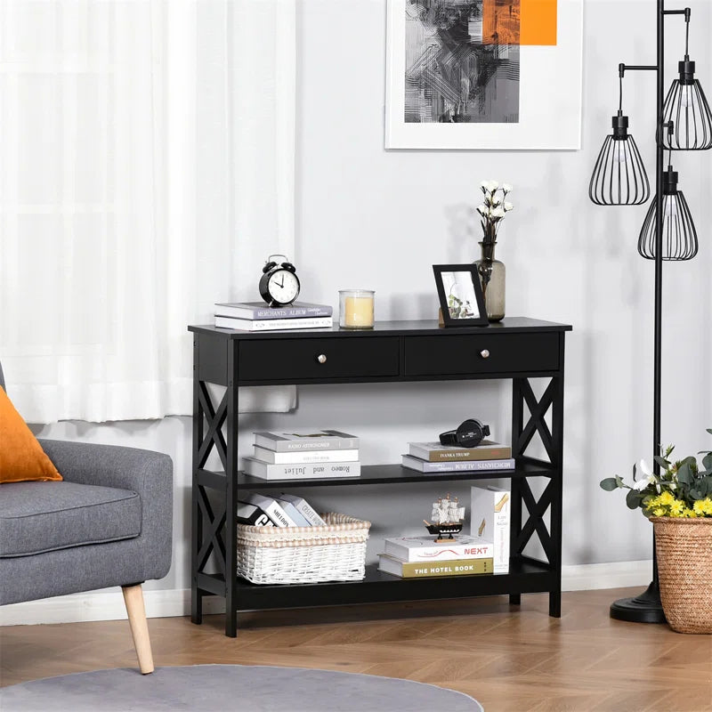 Arlo Unfinished Console Table Ouch Cart