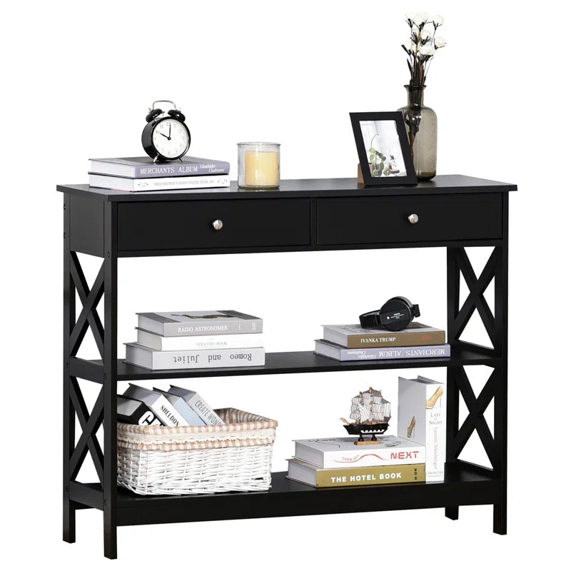 Arlo Unfinished Console Table Ouch Cart