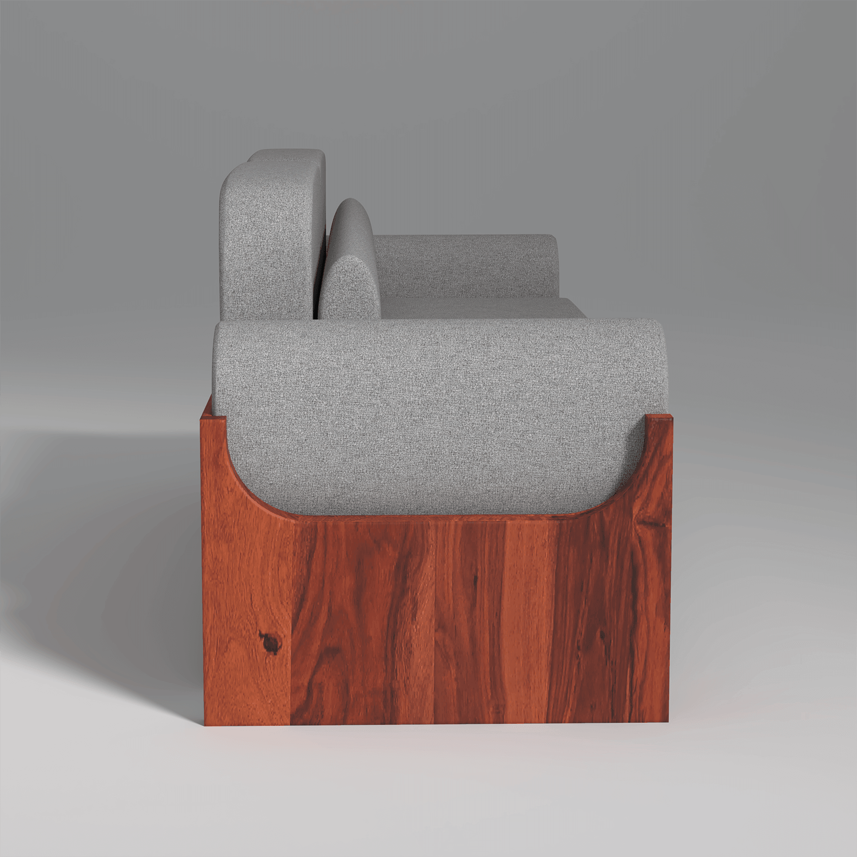 Easelounger Sheesham Wood Sofa - Ouch Cart