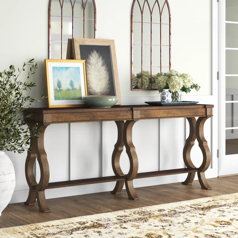 Max Solid Wood Console Table Ouch Cart