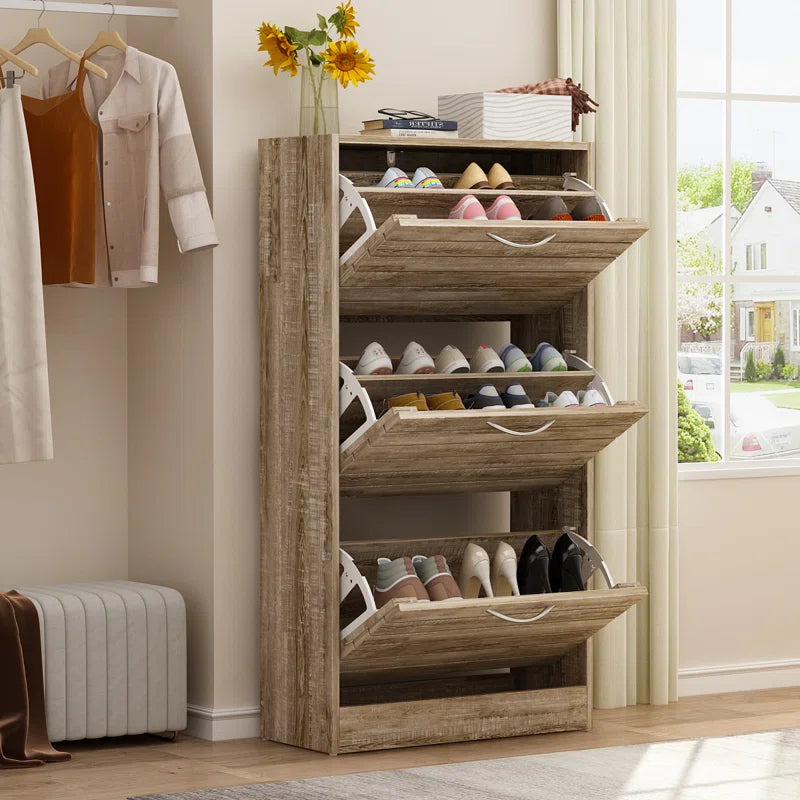 Manufactured Wood Shoe Rack ouch cart
