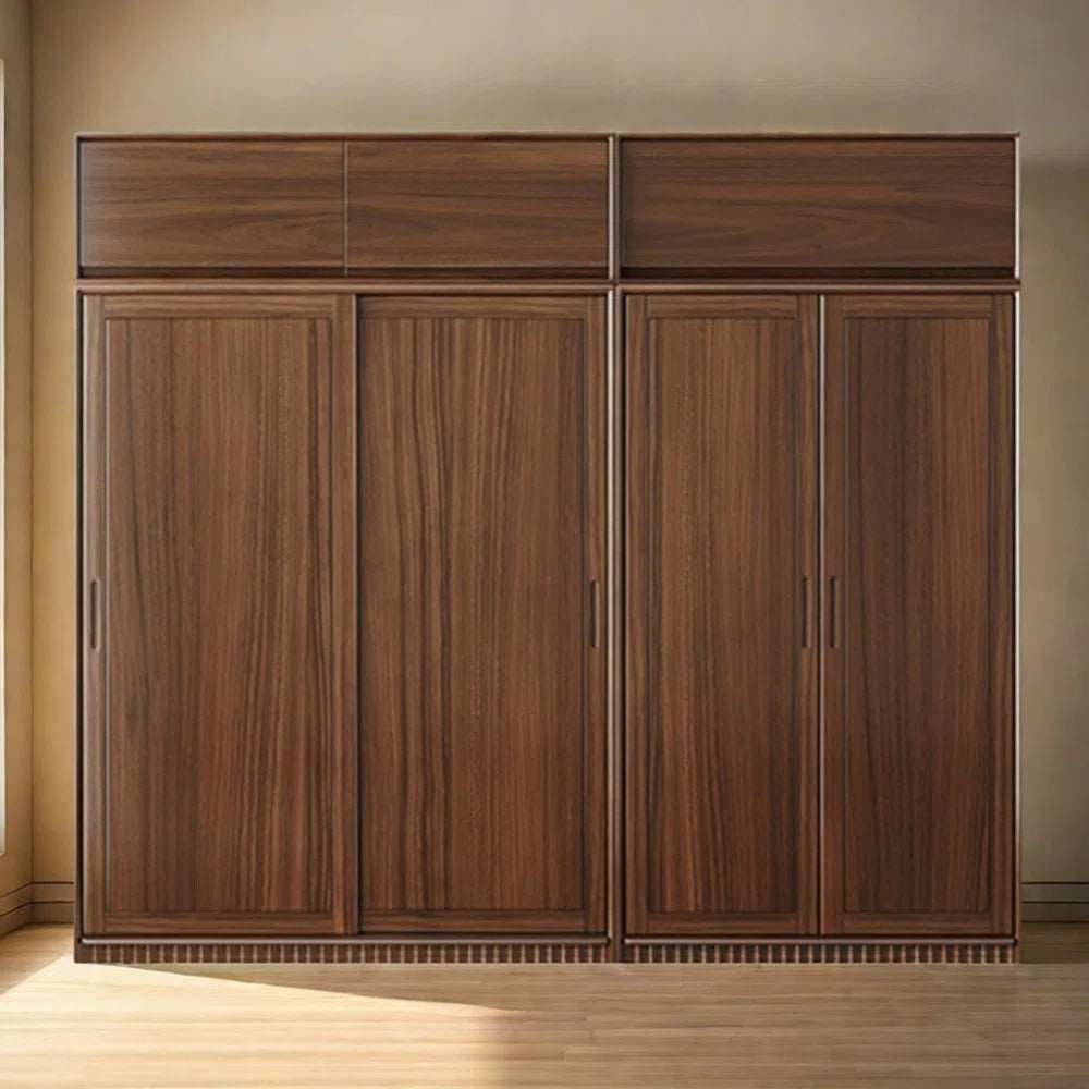 American style simple retro bedroom wardrobe