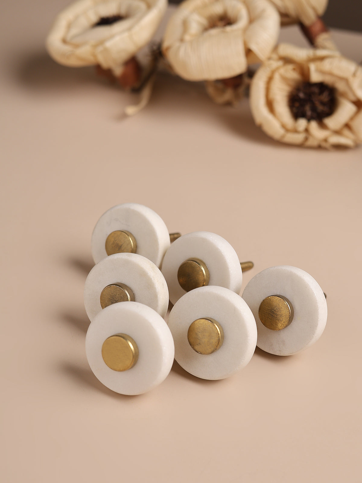 Orla Marble Knob set of 6 - Ouchcart