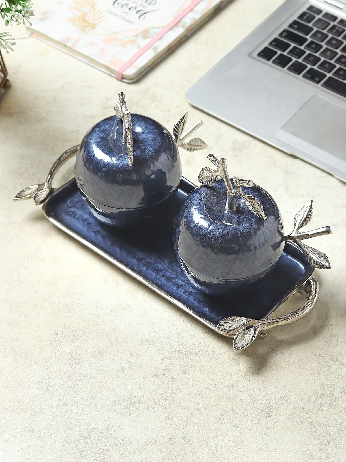 Dravelion Blue Pearl Apple Set M.M.I. OVERSEAS
