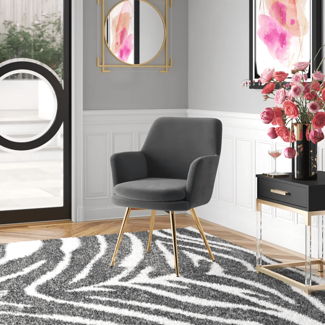 TONAS ACCENT CHAIR - Ouch Cart