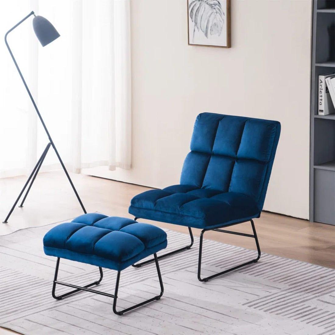 hiltonia chair with ottoman - Ouch Cart