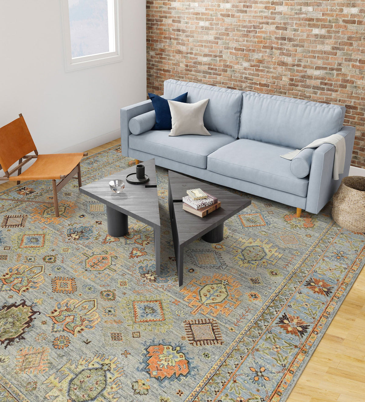 Mahal Traditional Pattern Hand Knotted Rectangle Anti-Skid Designer Carpet, Area Rug For Bed Room, Living Room - 6'x9' Saraswati Global