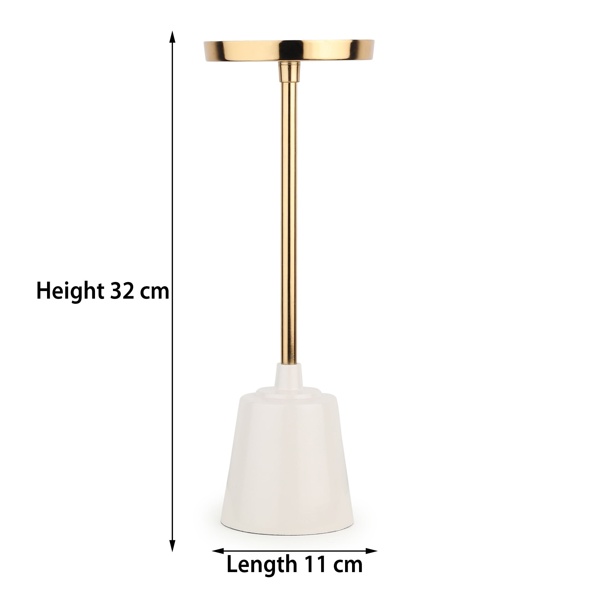 Altura Medio Gold Candle holder Medium