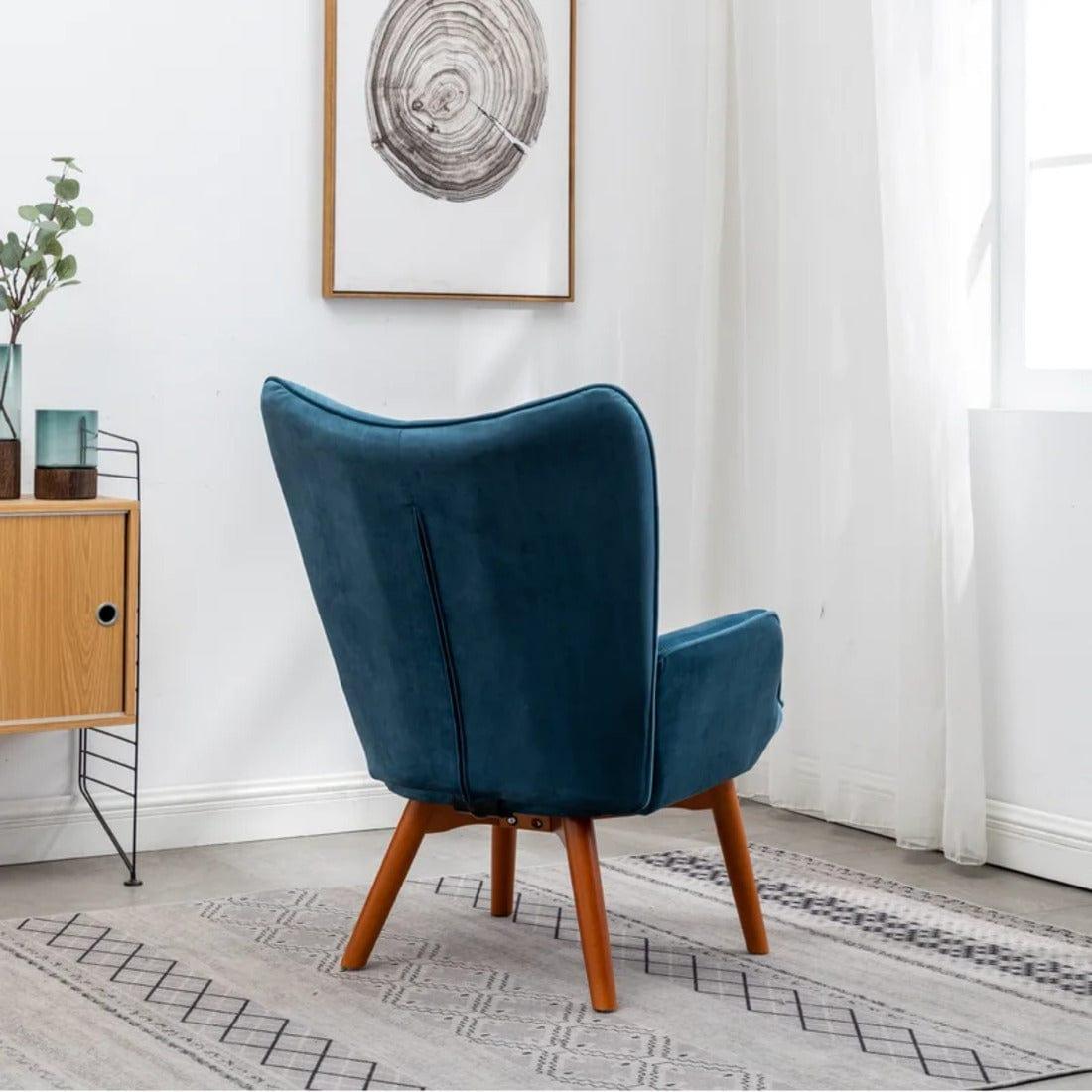 embra accent chair with ottoman - Ouch Cart