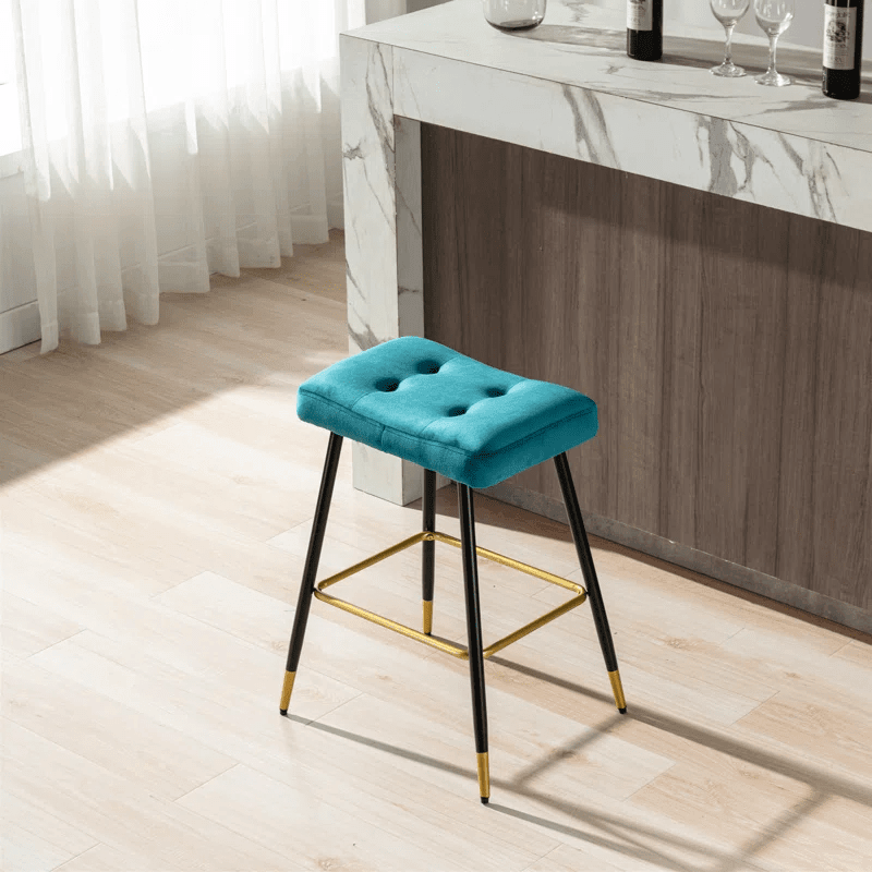 JULIO COUNTER STOOL TEAL - Ouch Cart