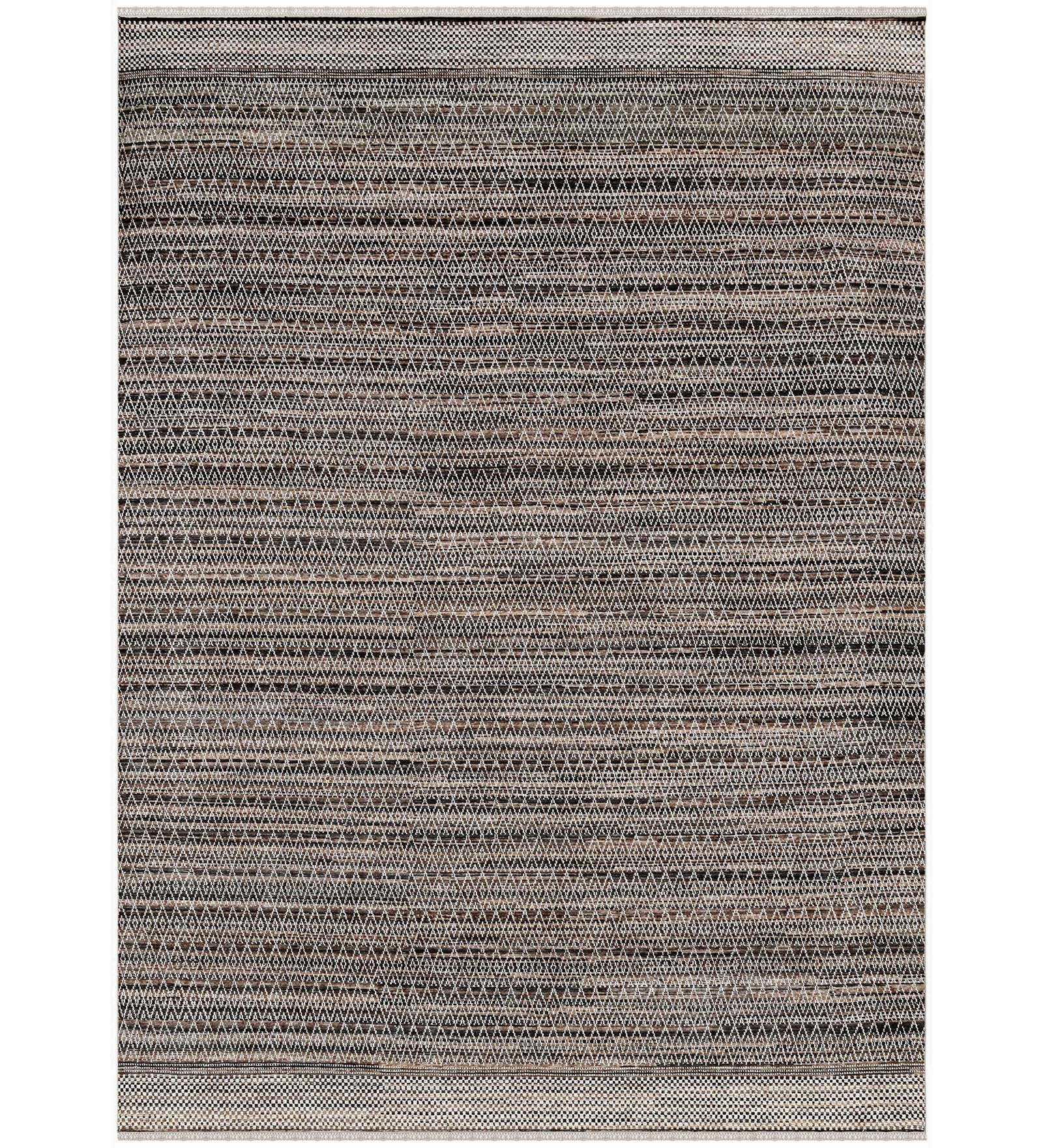 Metropolis Modern Pattern Hand Knotted Rectangle Anti-Skid Designer Carpet, Prayer Rug For Office Cabins, Small Living Spaces - 2'X3'