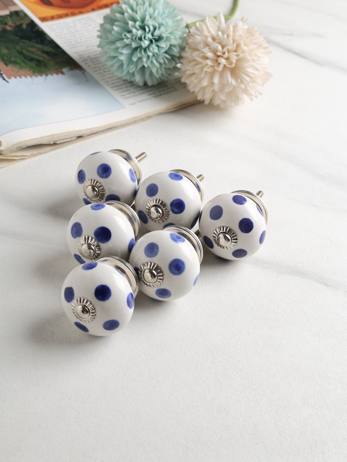 Blue Belle Knob set of 6