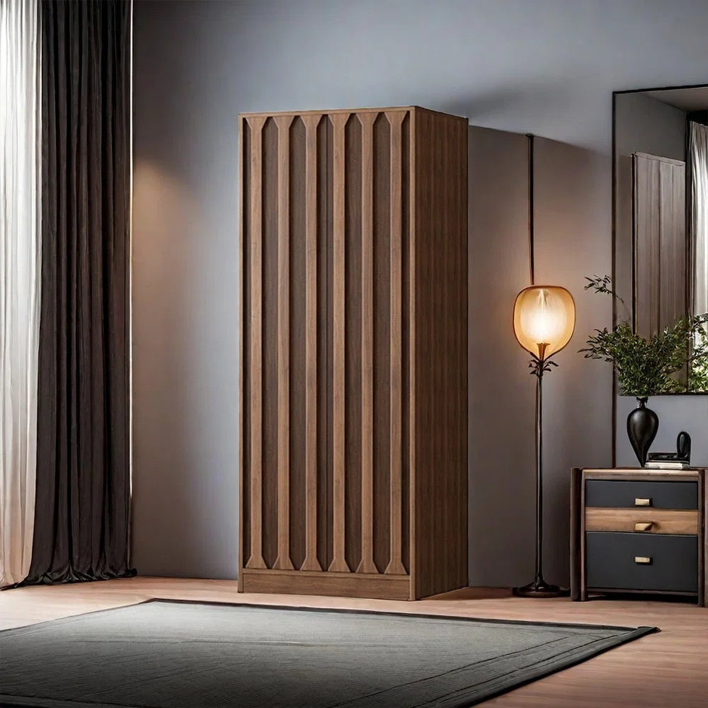 European retro light luxury exquisite wardrobe