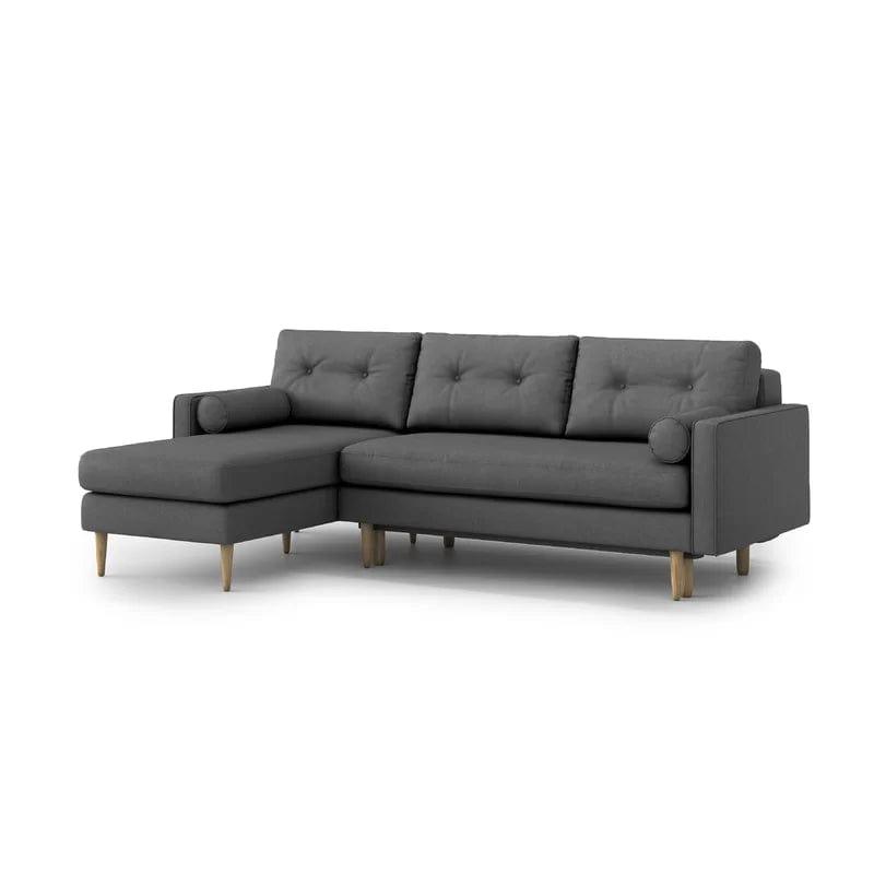 2 - Piece Upholstered Corner Sofa Chaise - Ouch Cart
