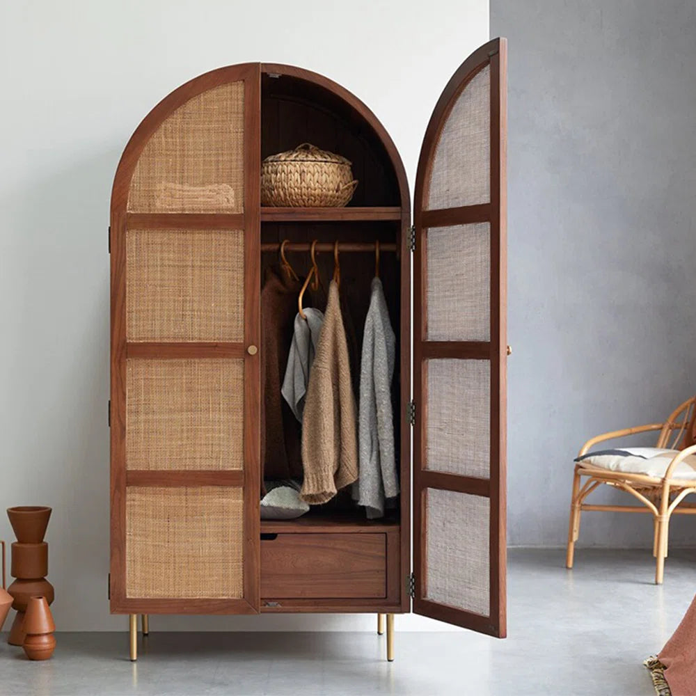 Vintage European Wardrobe – Classic Exquisite Bedroom Storage OUCH CART