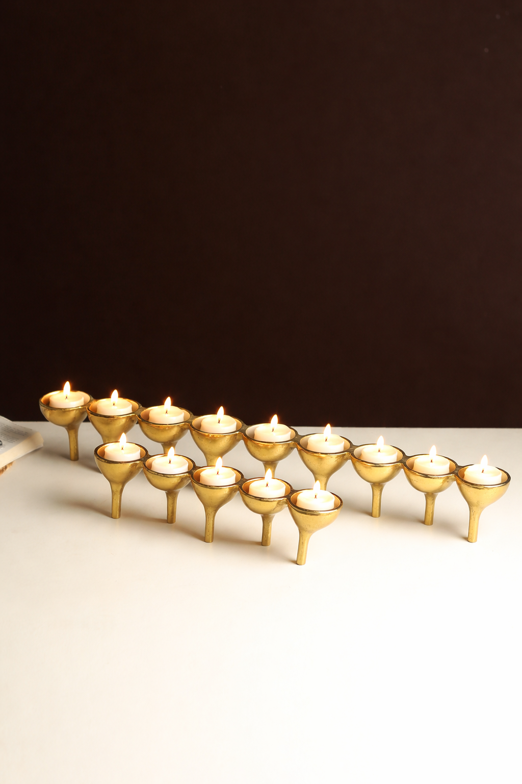 Rivera Candle & T-Light Holder – Set of 2 M.M.I. OVERSEAS