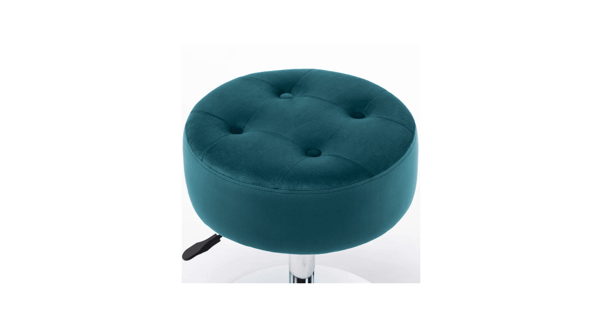 DERIA VANITY STOOL GREEN - Ouch Cart