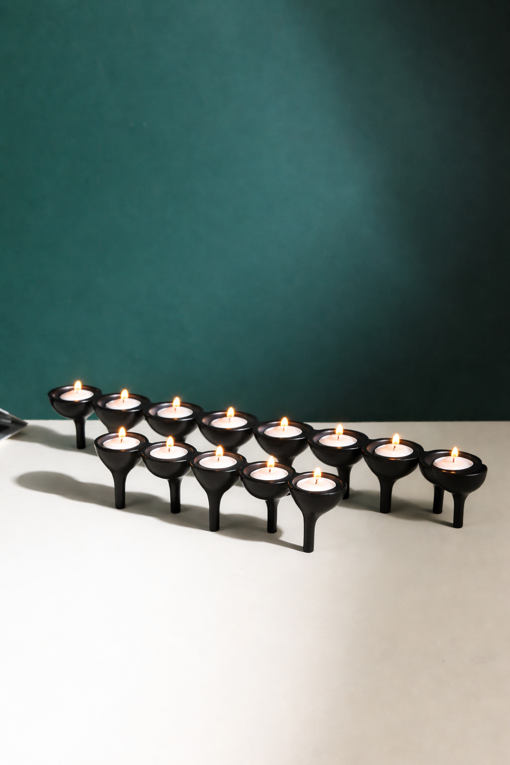 Rivera Candle & T-Light Holder – Set of 2 M.M.I. OVERSEAS