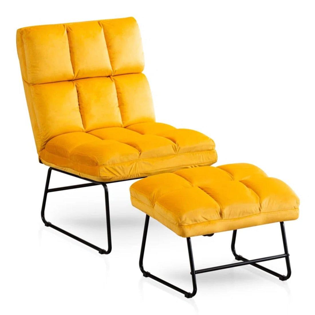 hiltonia chair with ottoman - Ouch Cart