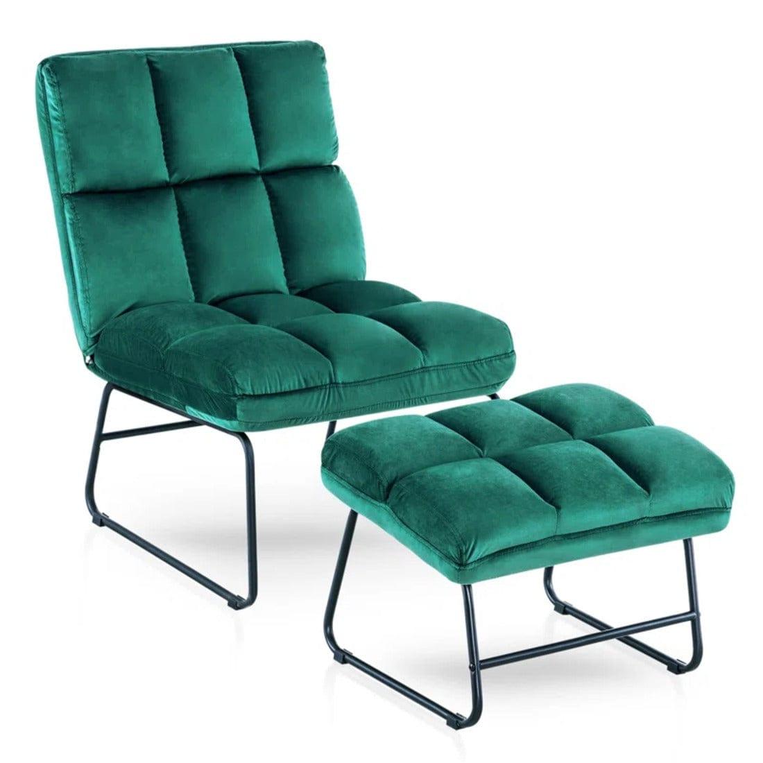 hiltonia chair with ottoman - Ouch Cart