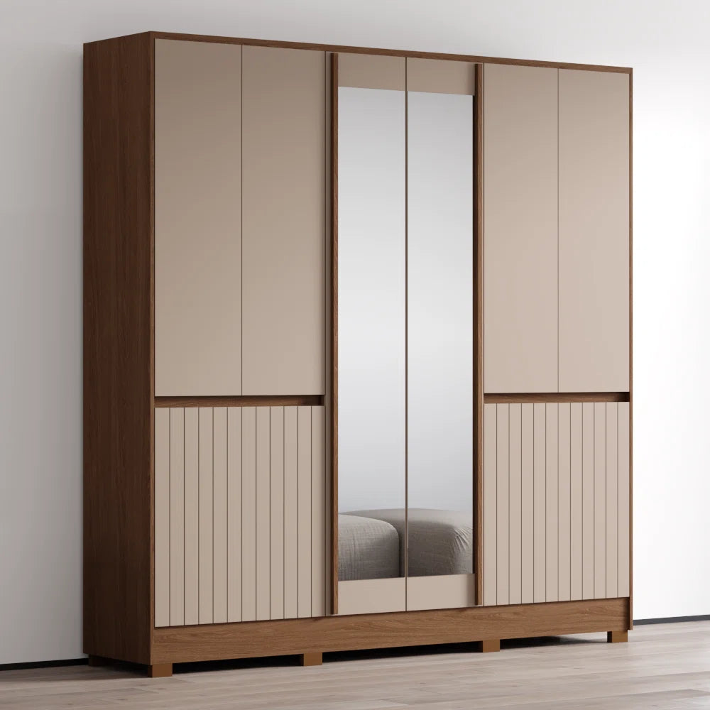 Alaska Wooden Wardrobe – Stylish Armoire for Bedroom Organization