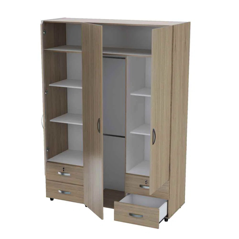 Breeyana Bedroom Armoire – Space-Saving Wardrobe Closet with Ample Storage