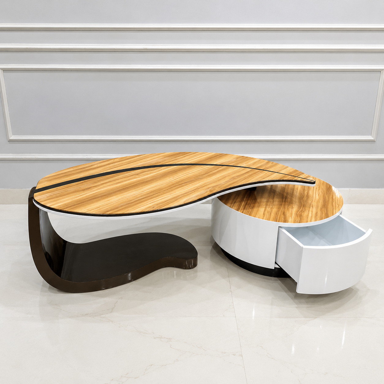 Ouch Cart Modern Designer Coffee Table with Storage Drawer