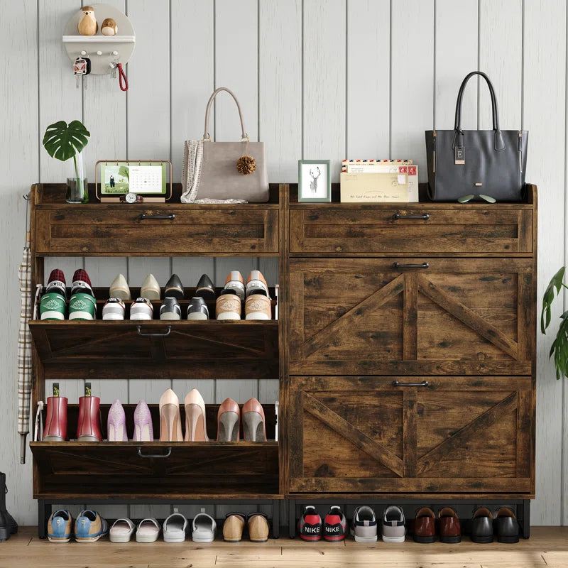 Shoe Storage Cabinet (Set of 2) ouch cart