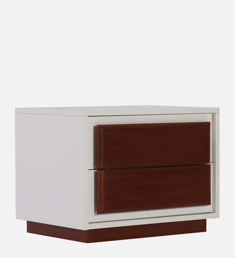 Bedside Table in Frosty White Colour - Ouch Cart