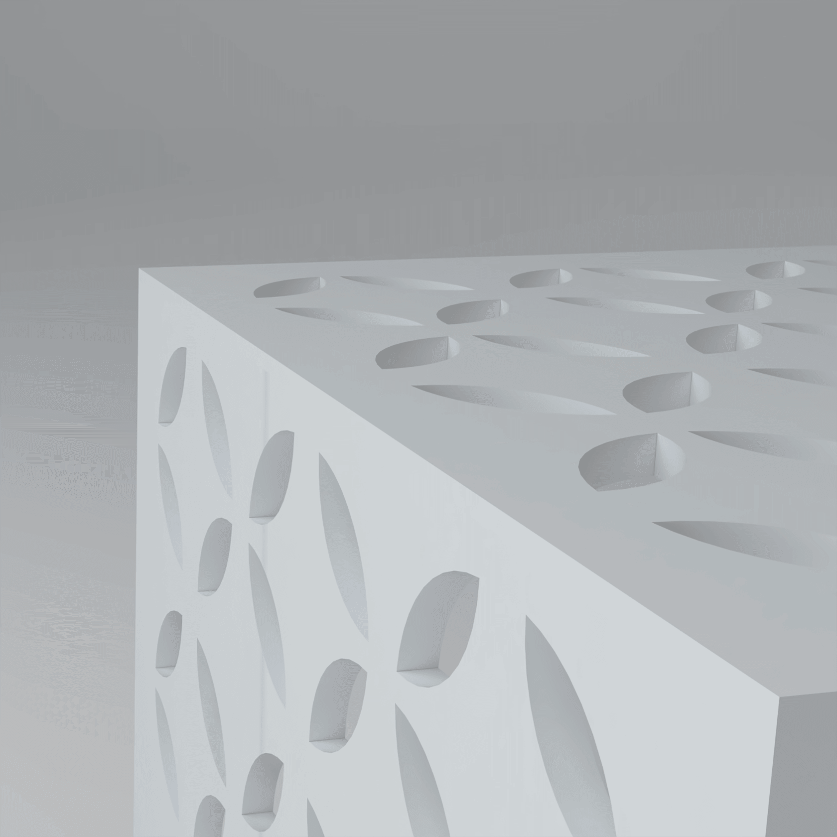 Sigma CNC MDF Coffee Table In White