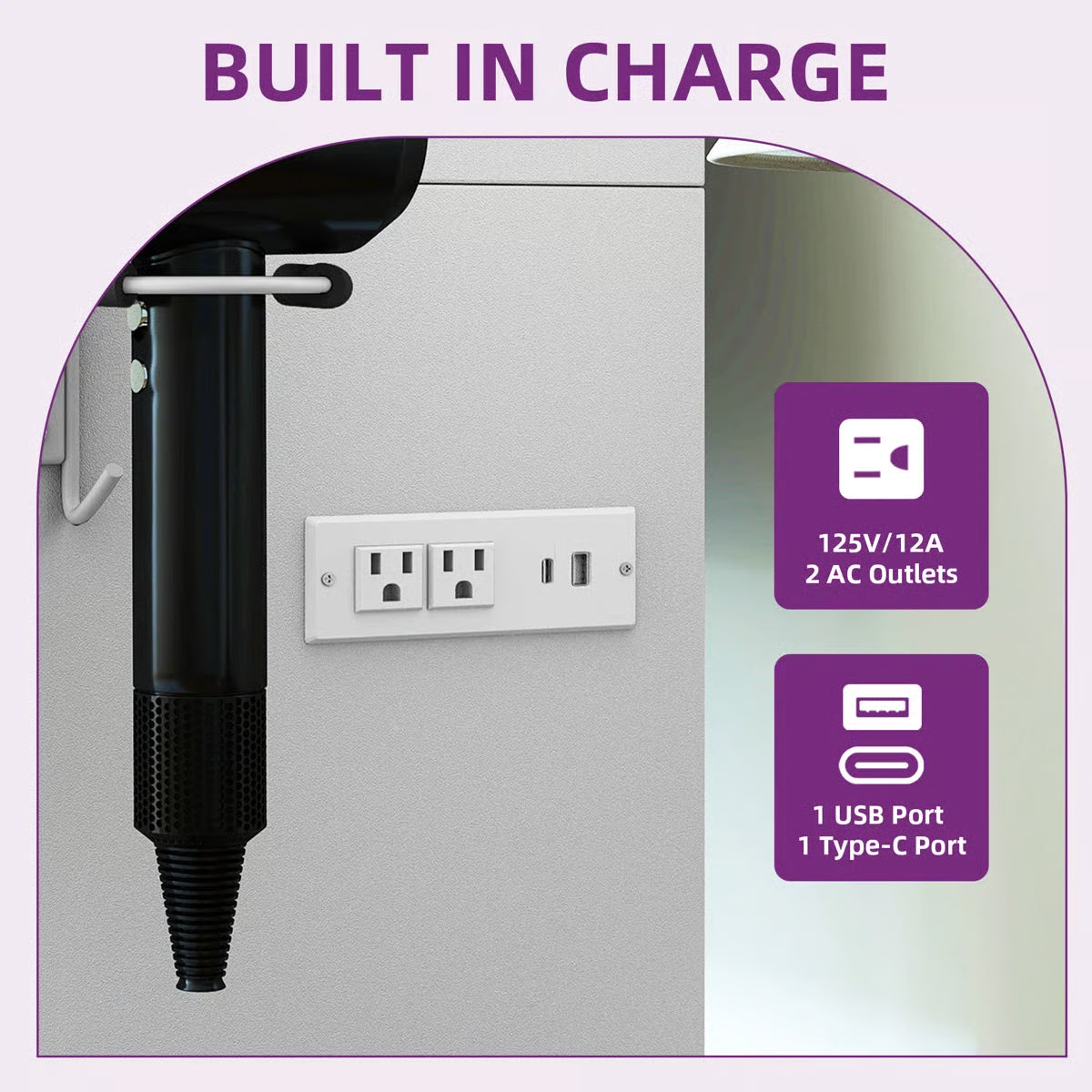 39.5" Fluted Vanity Desk – Makeup Table with Mirror & Storage Cushion Stool Set