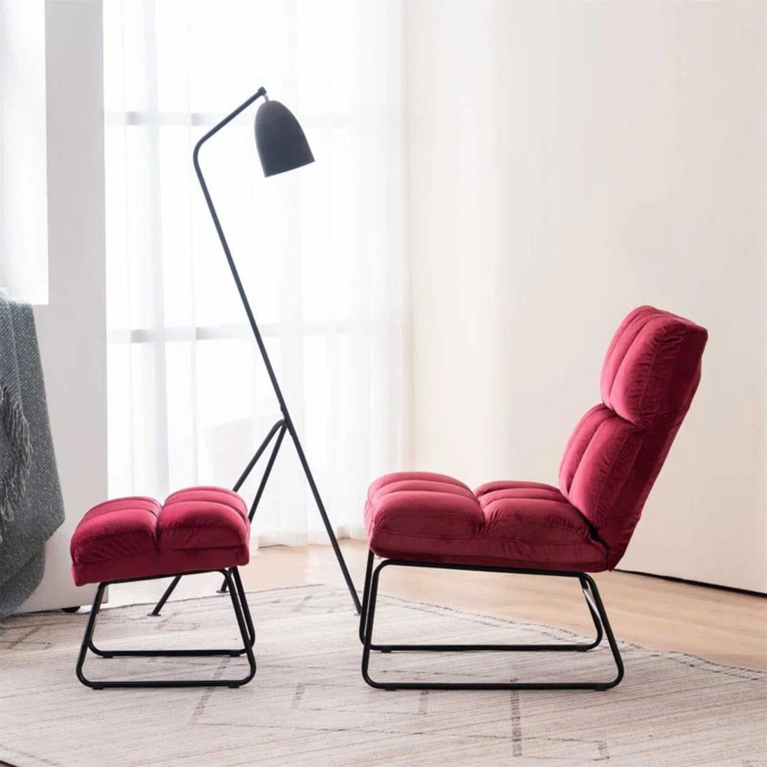 hiltonia chair with ottoman - Ouch Cart