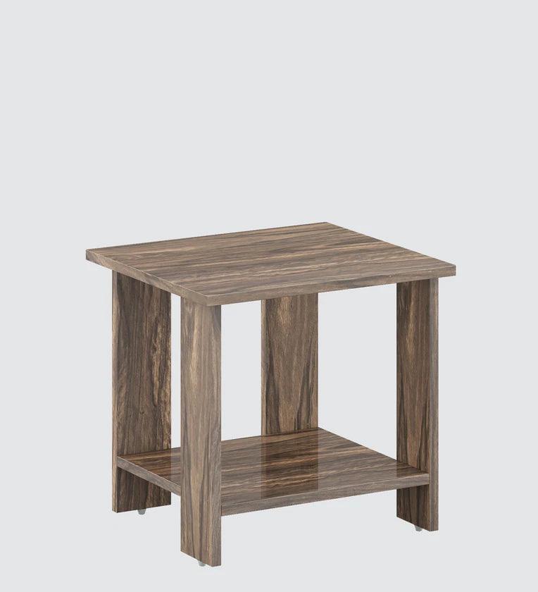 Bedside Table In Dark Walnut Finish - Ouch Cart