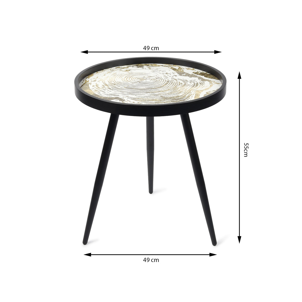 Oakveil Black Table Large M.M.I. OVERSEAS