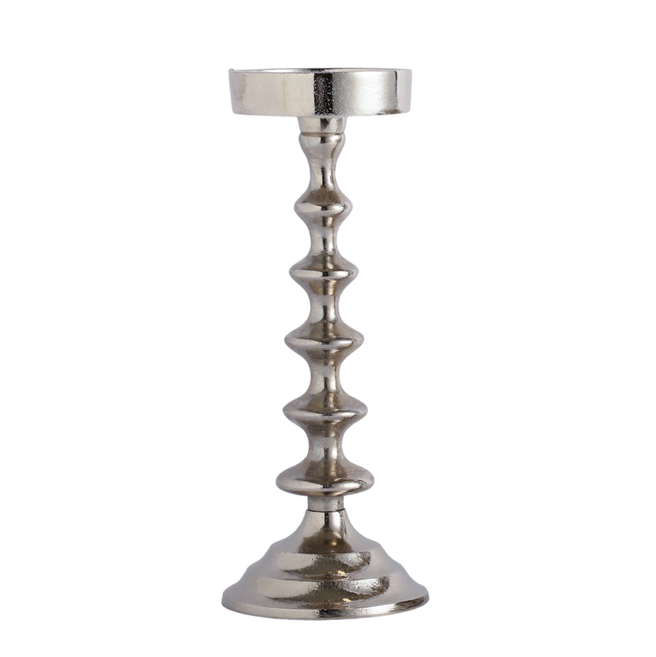 Ebon Whisper Silver Candle holders - OUCHCART | Candle holder