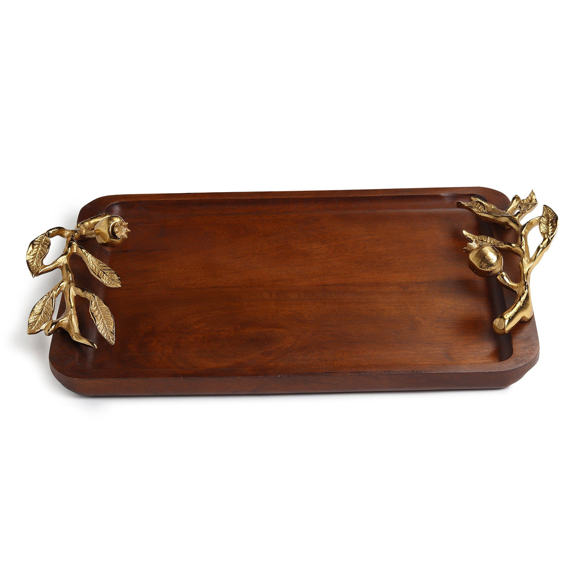 Pomegranate tray gold M.M.I. OVERSEAS