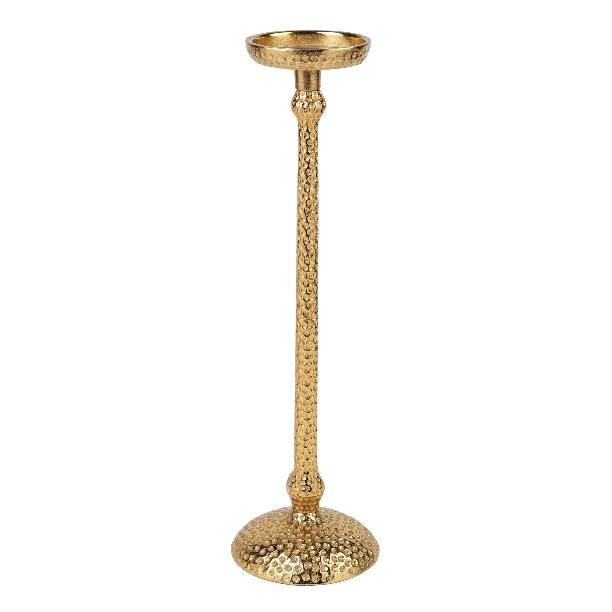 Harrington Large Silver candle holder