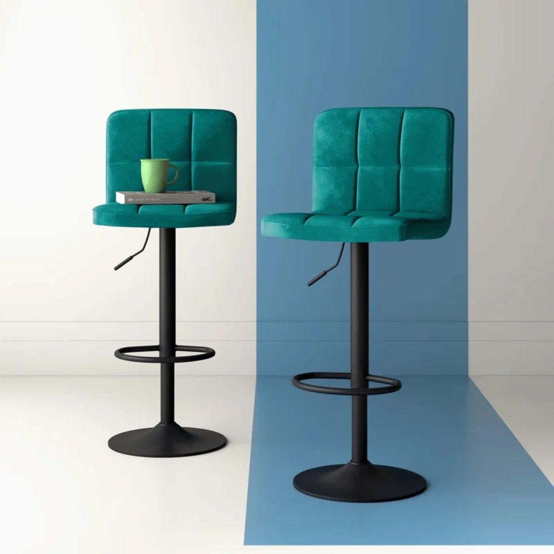 NEO SWIEL ADJUSTABLE BAR STOOL SET OF 2 - Ouch Cart