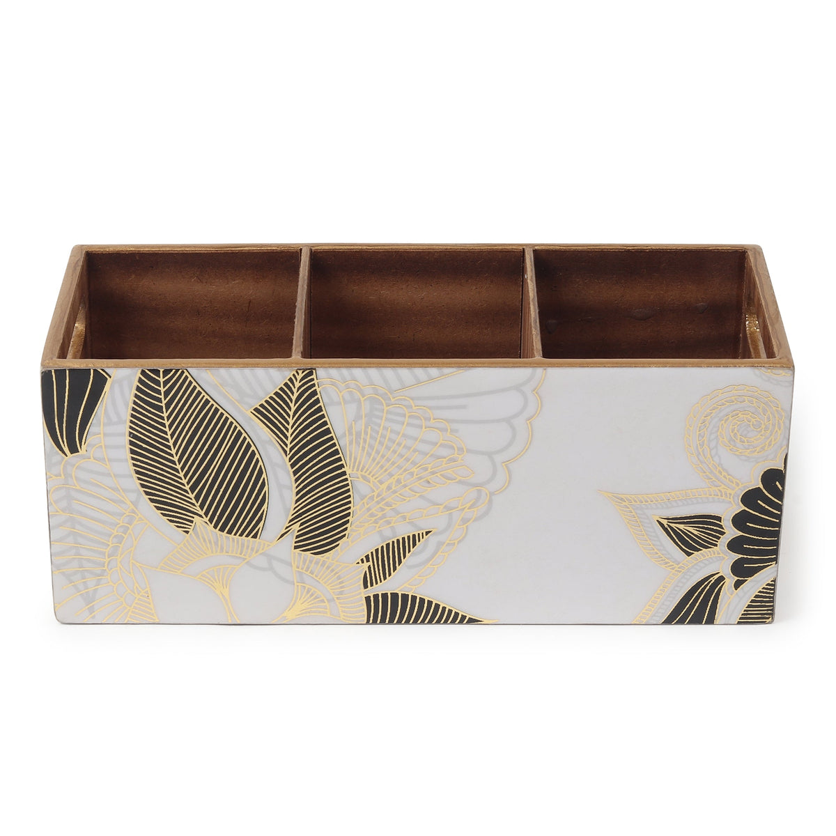 Ivory Noir Bloom Cutlery holder M.M.I. OVERSEAS