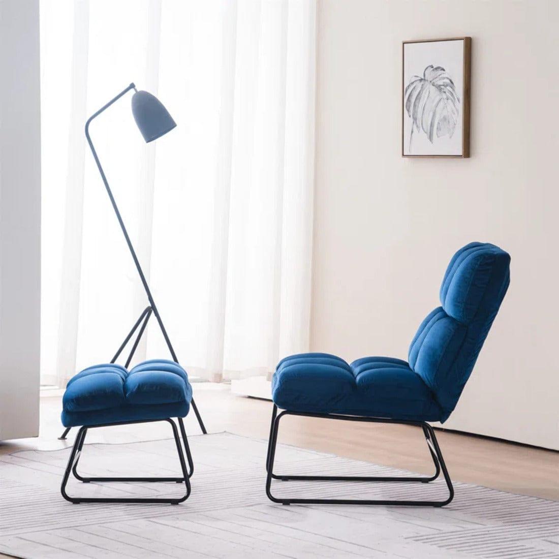 hiltonia chair with ottoman - Ouch Cart