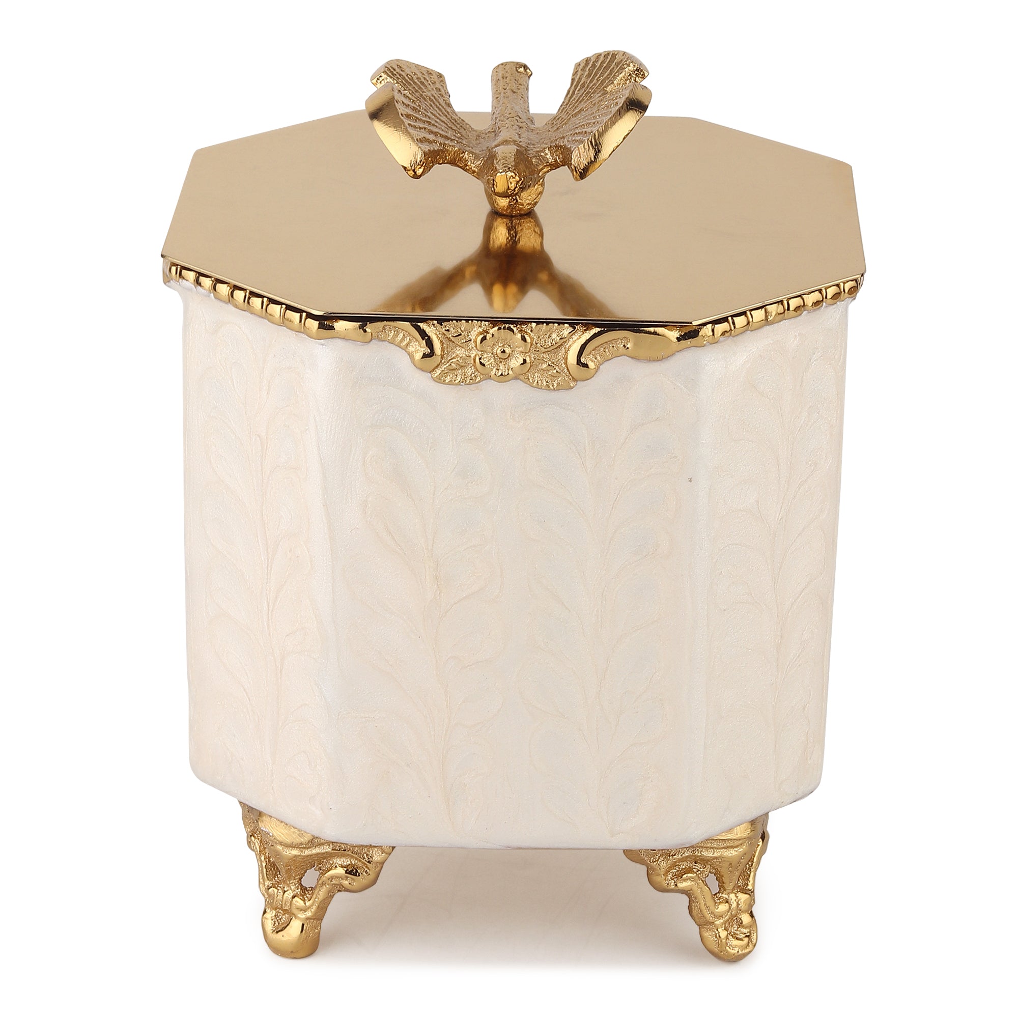 Avelion Ivory Pearl Small Storage Box M.M.I. OVERSEAS