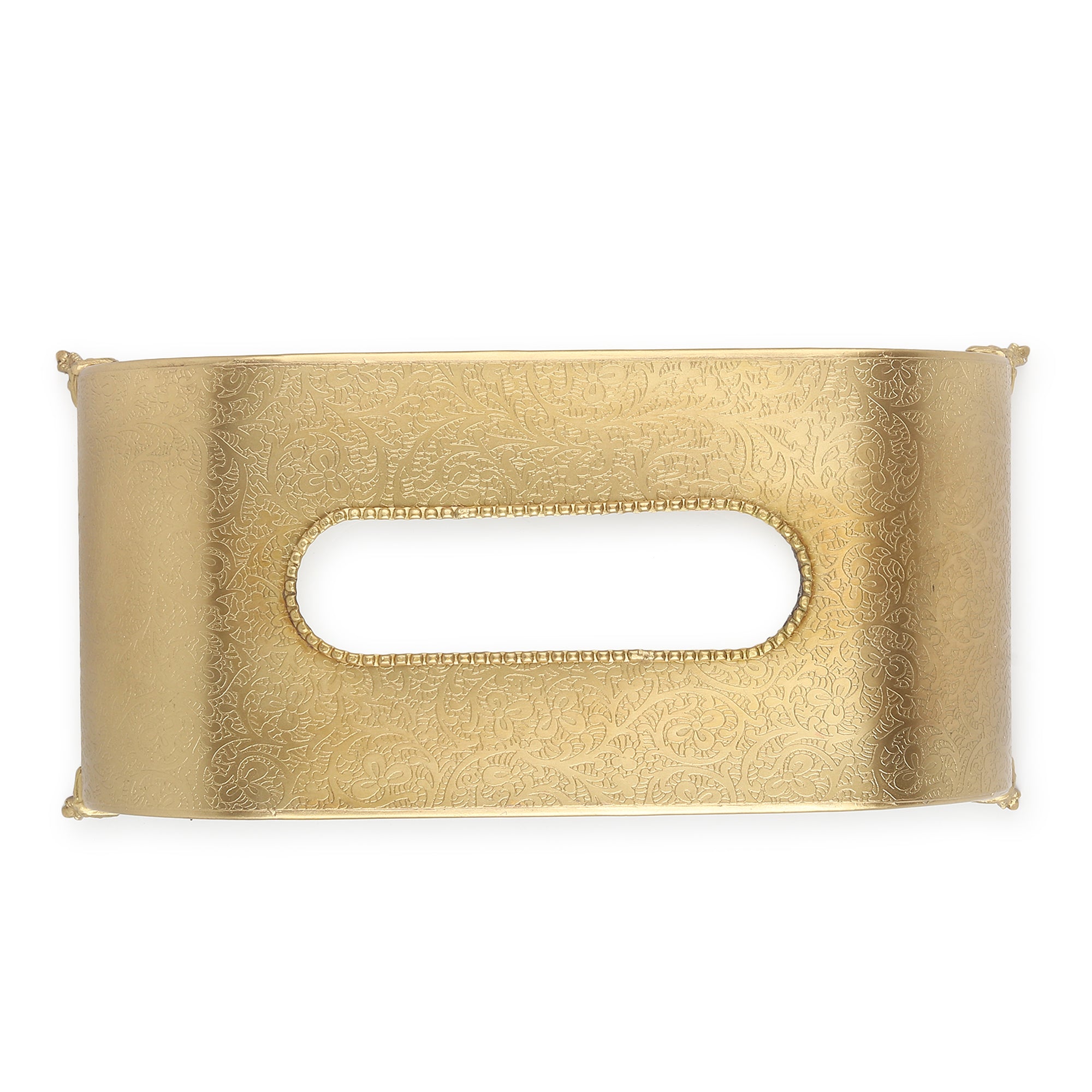 Sleek Slant Diamond Crystal Tissue Holder