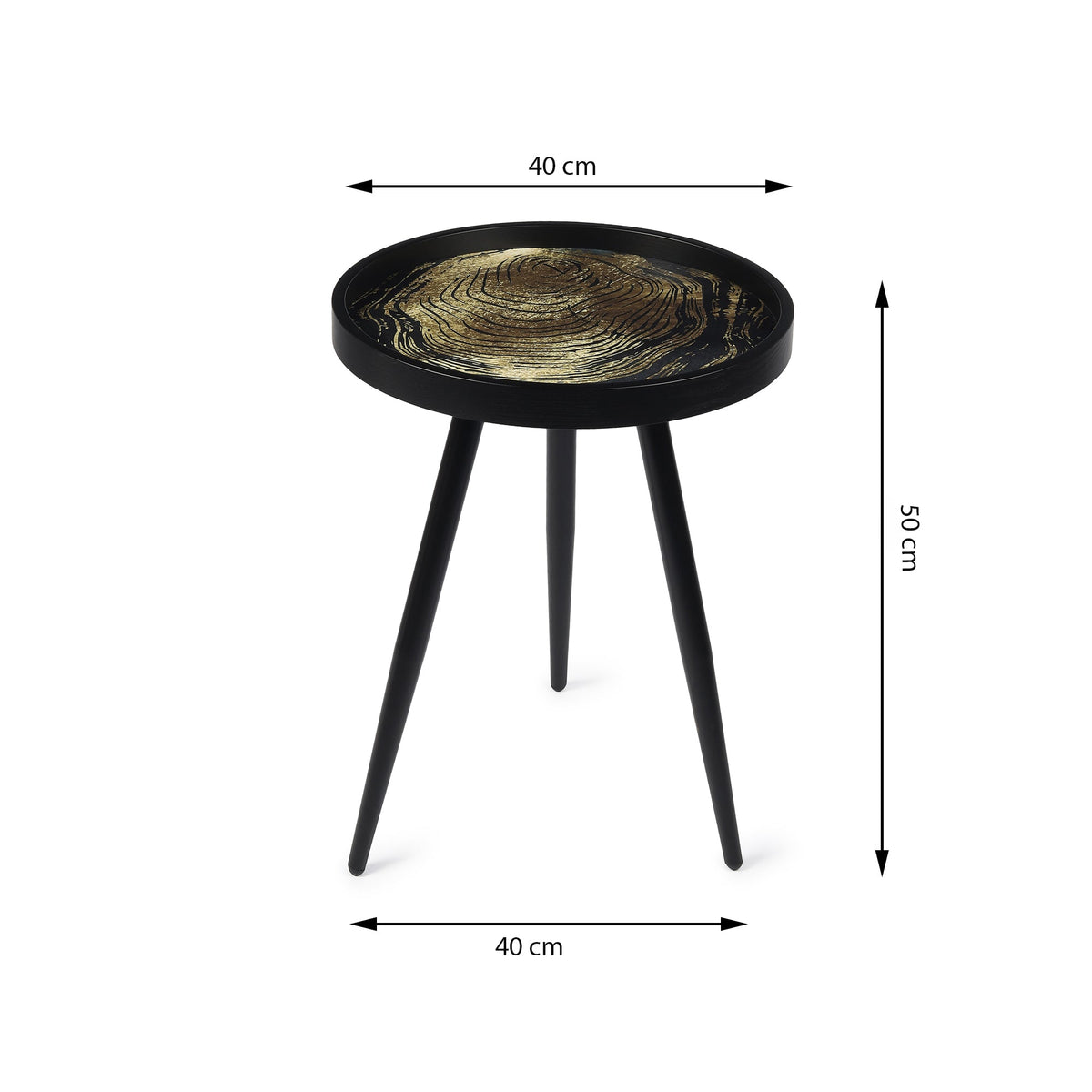 Oakveil Black Table Set of 2 M.M.I. OVERSEAS